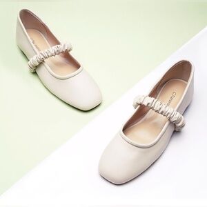 C.Paravano Mary Jane Shoes for Women’s
 Flats Mary Jane Leather Ballet Flat